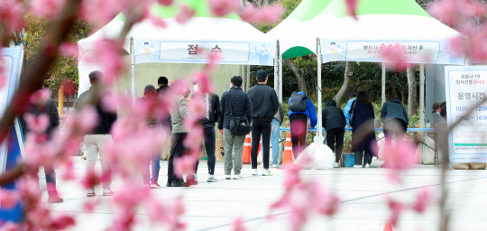 '다시 꽃피는 계절…해 넘긴 코로나 시대' <연합뉴스>